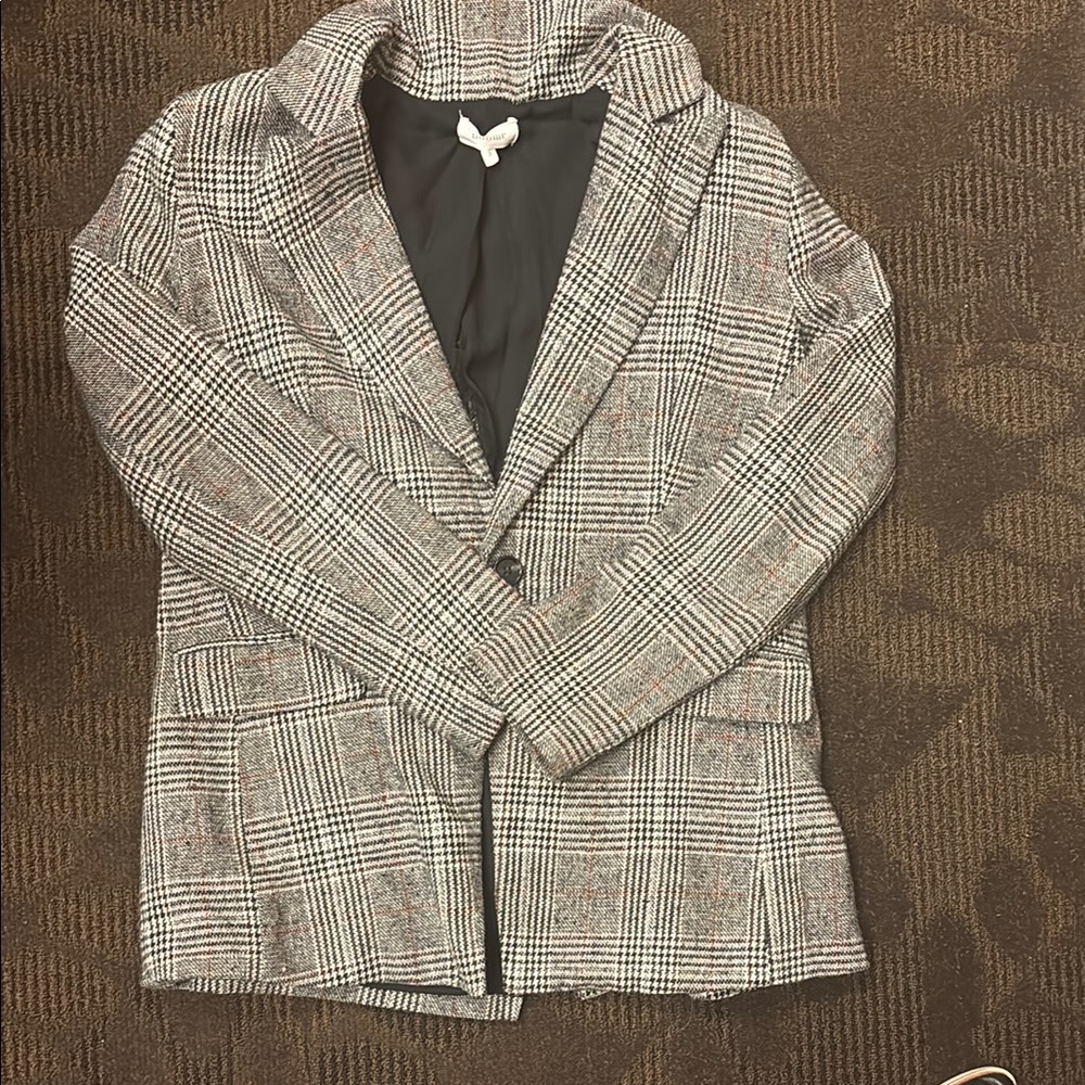 Plaid Blazer Jacket